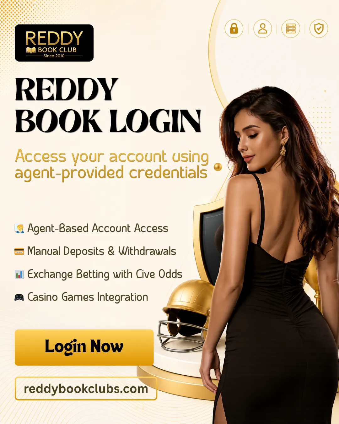 ReddyBook login process — enter your ID and start betting